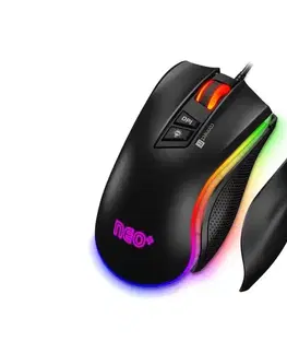 CONNECT IT CMO-3591-BK - LED RGB drôtová herná myš 500-7200 DPI čierna CMO-3591-BK