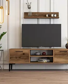 Televízny stolík Riga Walnut