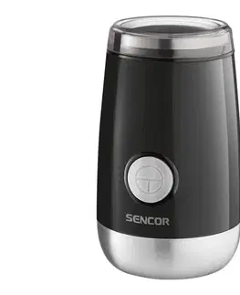 Sencor - Elektrický mlynček na zrnkovú kávu 60 g 150W/230V čierna/chróm 41006004