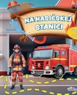 Na hasičskej stanici - Interaktívna kniha s 3D objektmi - Eva Barnišinová