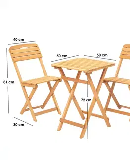 Garden Table & Chairs Set (3 Pieces) My001