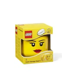 LEGO úložná hlava (veľkosť S) Dievča