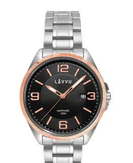 Pánske hodinky so zafírovým sklom Lavvu LWM0096, Herning Rose Gold