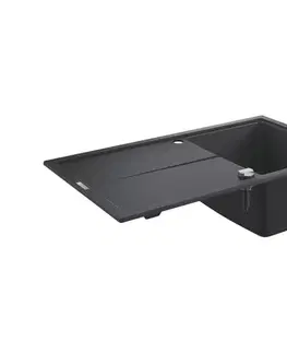 GROHE 31640AP0 - Kompozitný drez K400 860 × 500 mm čierny 31640AP0