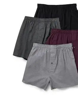 Flanelové boxerky, 4 ks