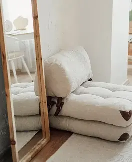 Kreslo Fold Teddy Cream