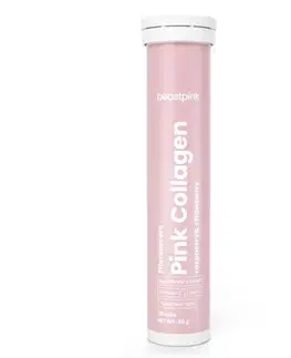 BeastPink Šumivý Pink Collagen 20 tab. jahodová malina