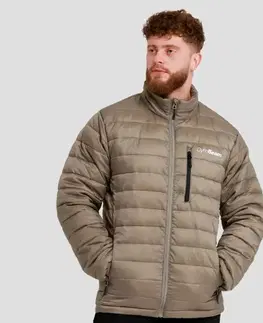 GymBeam Pánska bunda Puffer Vetiver/Black  SS