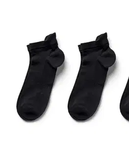 Funkčné športové ponožky, 3 páry, čierne