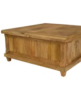Konferenčný stolík Devi  90x40x90 indický masív mango