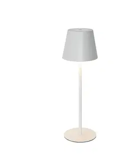 Stolná lampa biela vrátane stmievateľnej a nabíjateľnej LED IP54 - Murdock