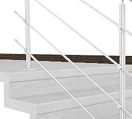 Bočnice TOPSTEP Flex Orech tmavý 1800 × 80 × 17 mm