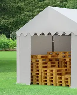 Skladový stan 3x4m biela EKONOMY