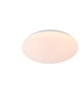 Stropné svietidlo biele 33 cm vrátane LED a stmievača s diaľkovým ovládaním - Iene
