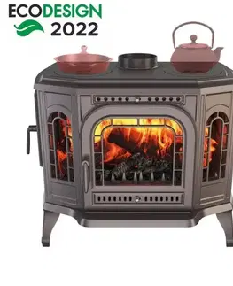 Krbová pec P7 EKO 10,5 kW LB COOK TOP
