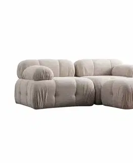 Rohová sedacia súprava / Rohová pohovka Petite 2 - Cream