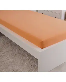 Prestieradlo jersey IDEAL 90x200 lososové