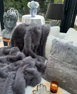 Přehoz na pohovku Lolita 150x100 - Anthracite