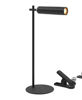  LED Stmievateľná magnetická stolná lampa LED/3W/5V 4000K 1500 mAh čierna 23042