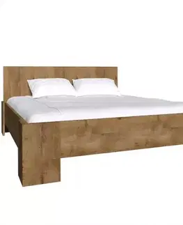 Posteľ Montana L1 dub lefkas