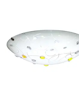 Stropné svietidlo Floki Plafond 30 1x60W E27 jantárové