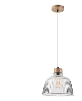  Luster na lanku ASTA 1xE27/60W/230V pr. 28 cm dub LM-1.314/DĄB