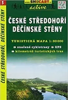 České středohoří, Děčínské stěny turistická mapa 1:50T