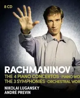 Lugansky Nicolai - Rachmaninov - Lugansky: The Four Piano Concertos, Piano Works, Three Symphonies and Orchestral Works 8CD