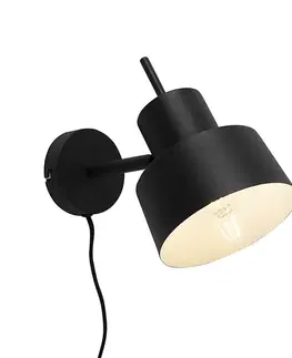 Inteligentná nástenná lampa čierna vrátane Wifi A60 - Chappie
