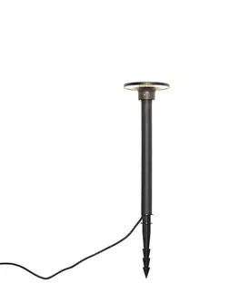 Moderný bodový reflektor s hrotom čierny vrátane LED IP54 - Skyf