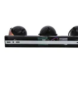 Čierno-medená nastaviteľná bodová lampa E14 3x40W Anica