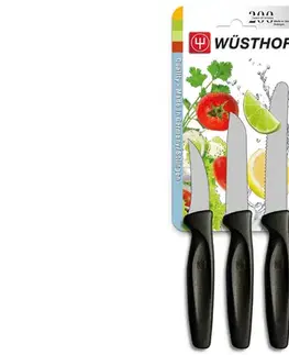 WÜSTHOF Sada nožov čiernych Wüsthof, 3 ks 9333