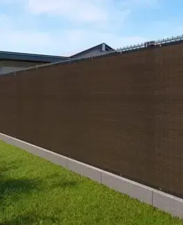 GARDENKUS Sieť tieniaca spevnená hnedá 1,8x15 m HDPE 150g/80% GARDENKUS
