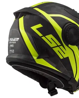 LS2 FF313 Vortex Carbon Hi Vis Yellow - L (59-60)
