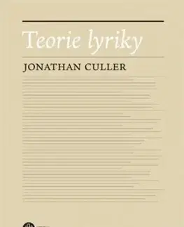 Teorie lyriky - Jonathan Culler