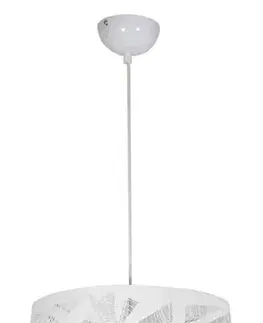 Závesná stropná lampa 1X60W E27 biela ORLANDO