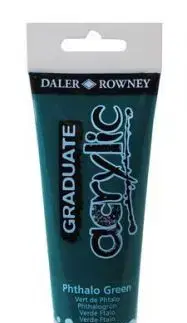 D&R Graduate akrylová farba Phthalo Green 120 ml