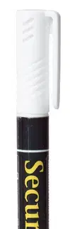SECURIT Mikro kriedový popisovač, 1 - 2 mm, biely