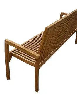 Záhradná lavica pevná RIVIERA 180 cm (teak)