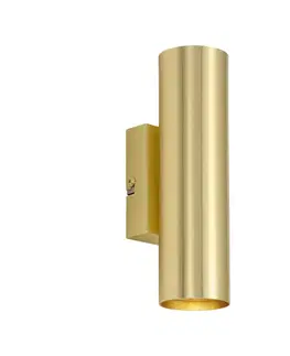 Moderná nástenná lampa mosadz 2-svetlo - Jeana