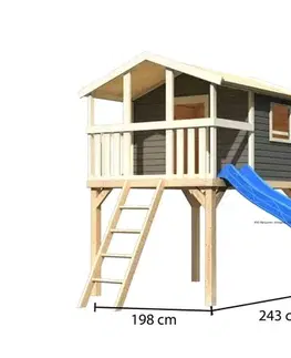 Detské ihrisko so šmýkačkou Dekorhome