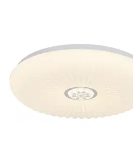 Stropné svietidlo PEROLA, plafón, 40 cm, 24 W, LED, 4000 K, biele tienidlo