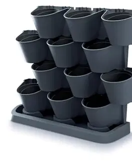 Kinekus Kvetináč CASCADE 685x190x546 mm antracit
