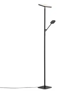 Modern Floor Lamp Black incl. Dimmable LED - Divana