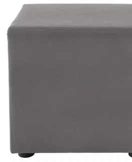KONDELA Regor taburetka sivá