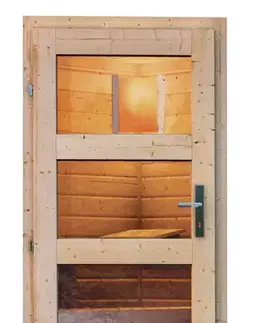Vonkajšia fínska sauna s predsieňou 393 x 231 cm Dekorhome