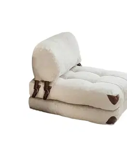 Kreslo Fold Teddy Cream
