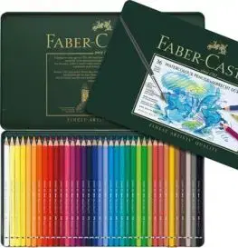 Akvarelové Pastelky Faber-Castell Albrecht Dürer plechová krabička 36 ks