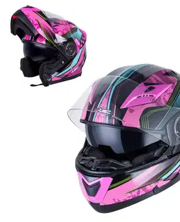 W-TEC Pezzon Magenta ružovo-čierna - XS (53-54)