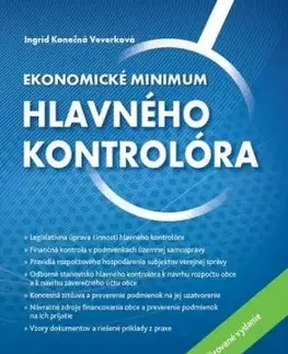 Ekonomické minimum hlavného kontrolóra - Ingrid Konečná Veverková